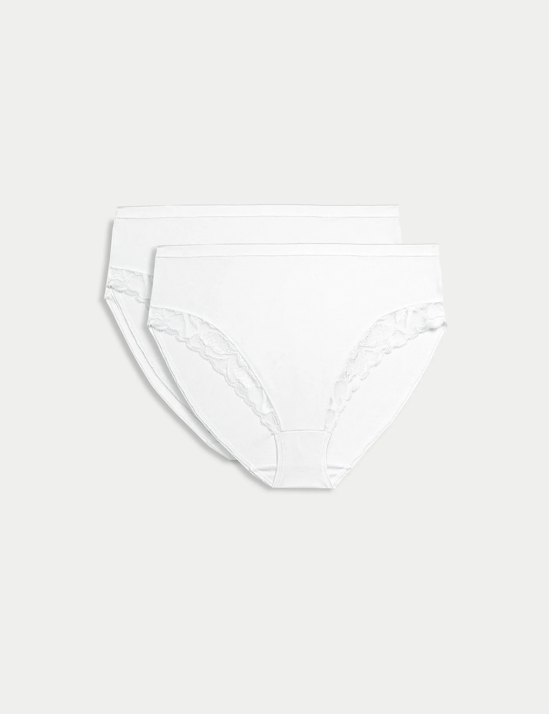 2 pcs. Marks & Spencer Firm Control high-cut panty, white
