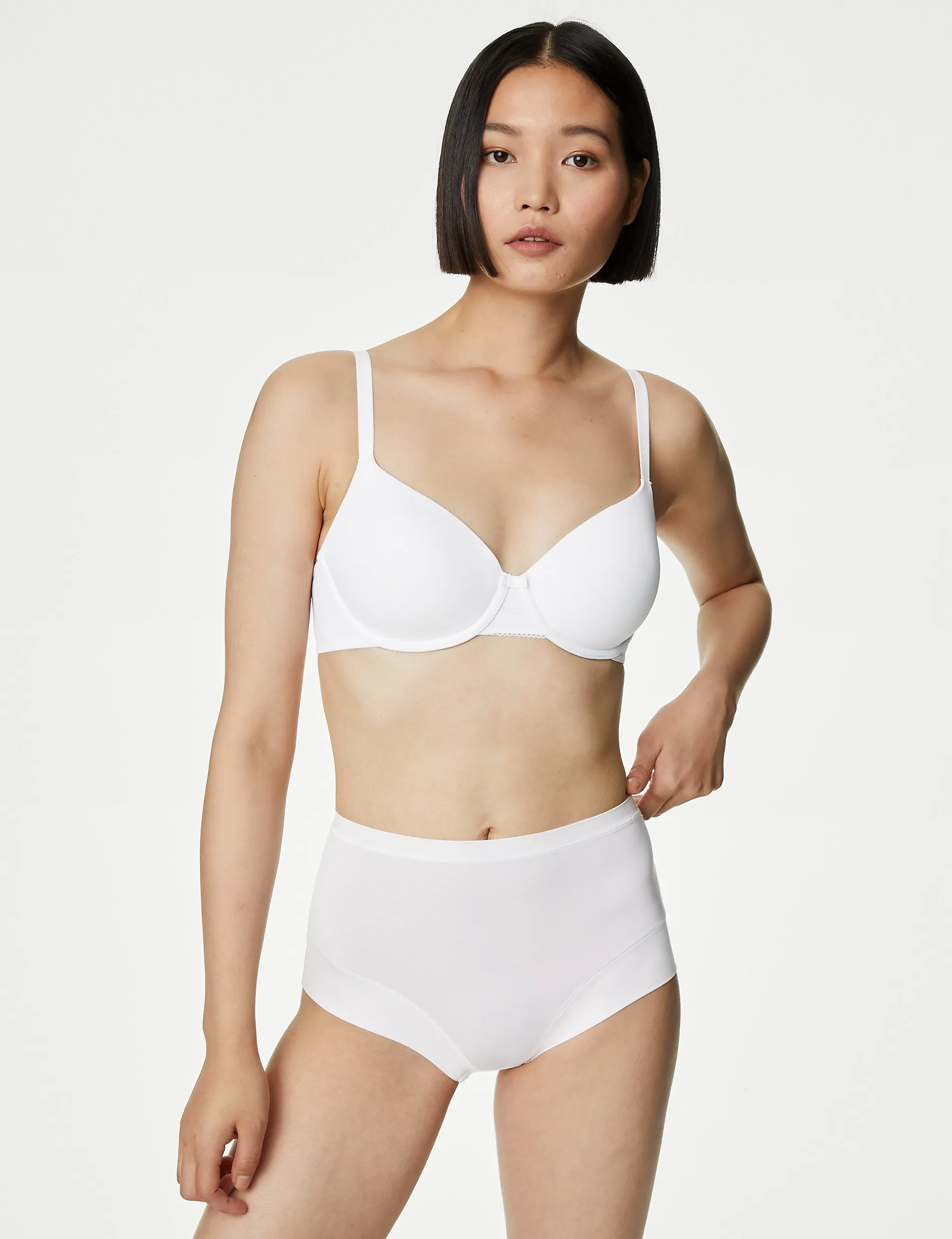 3 pcs. Flexifit modal body briefs, white