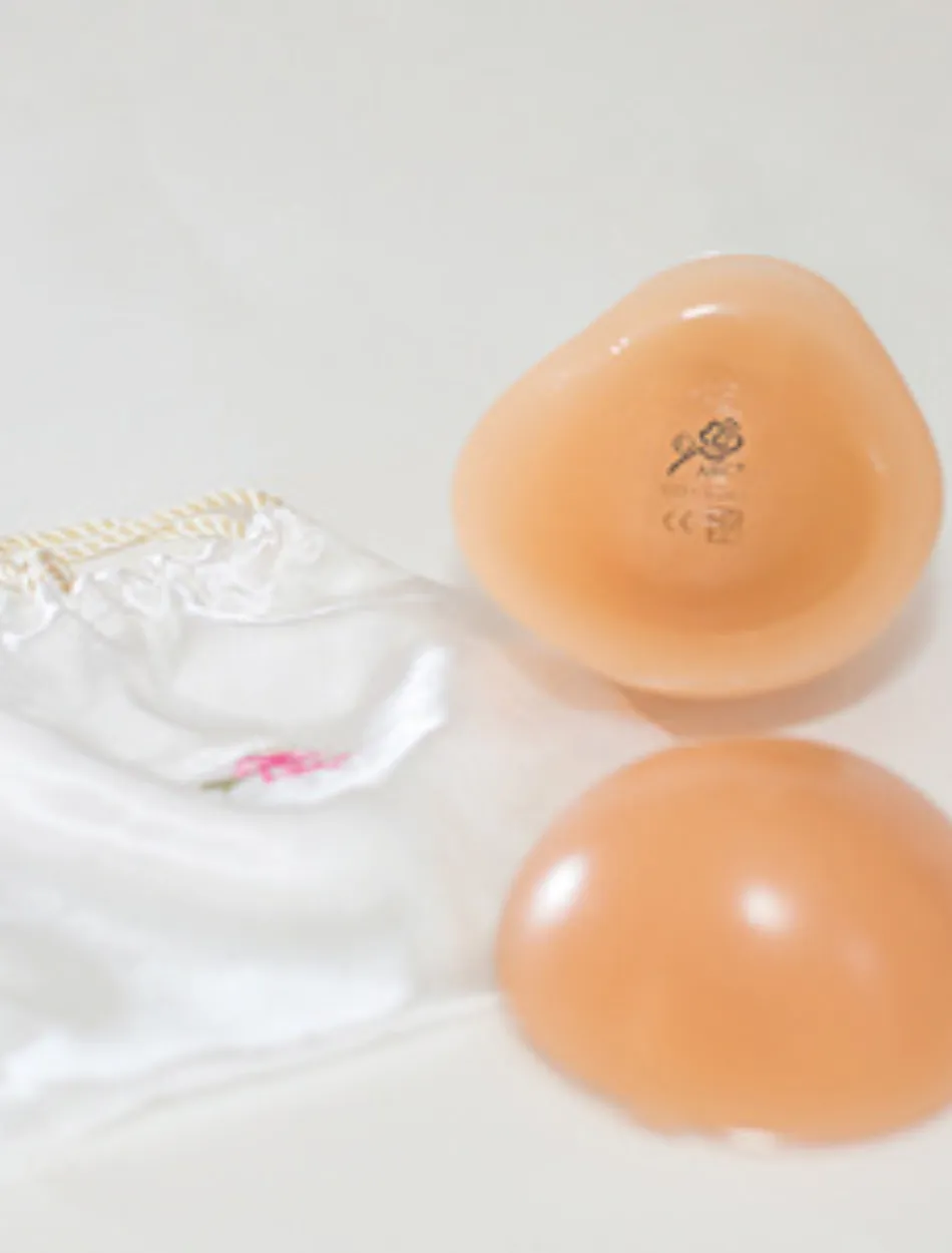 American Breast Care Oval Swim Form | Swim Breast Form Beige | Blush Swim Breast Form