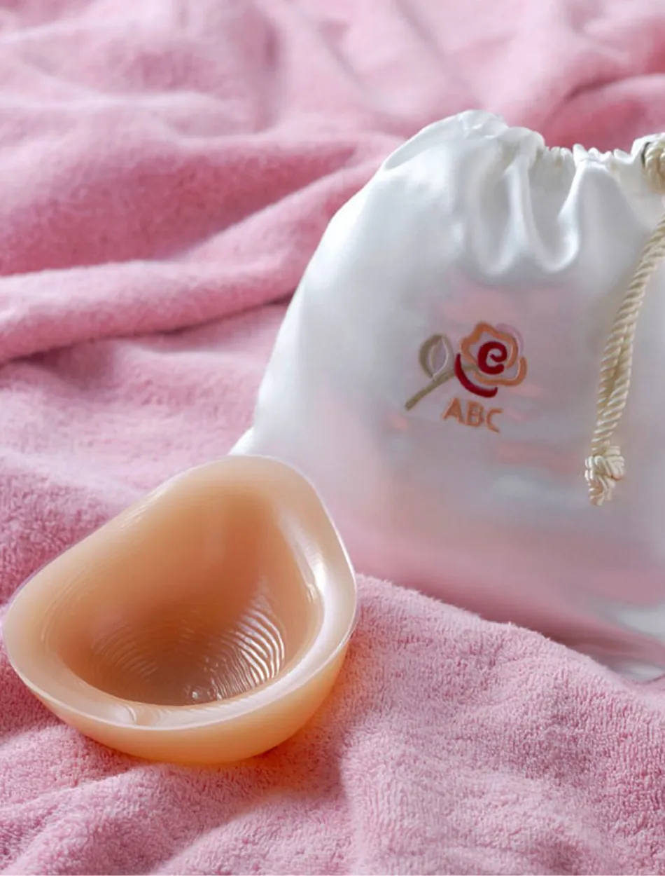 American Breast Care Oval Swim Form | Swim Breast Form Beige | Blush Swim Breast Form