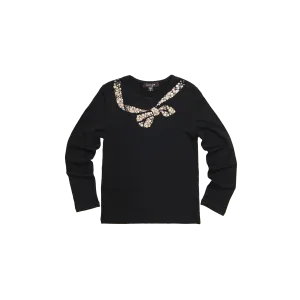 Ariana-fw23 Bow Black