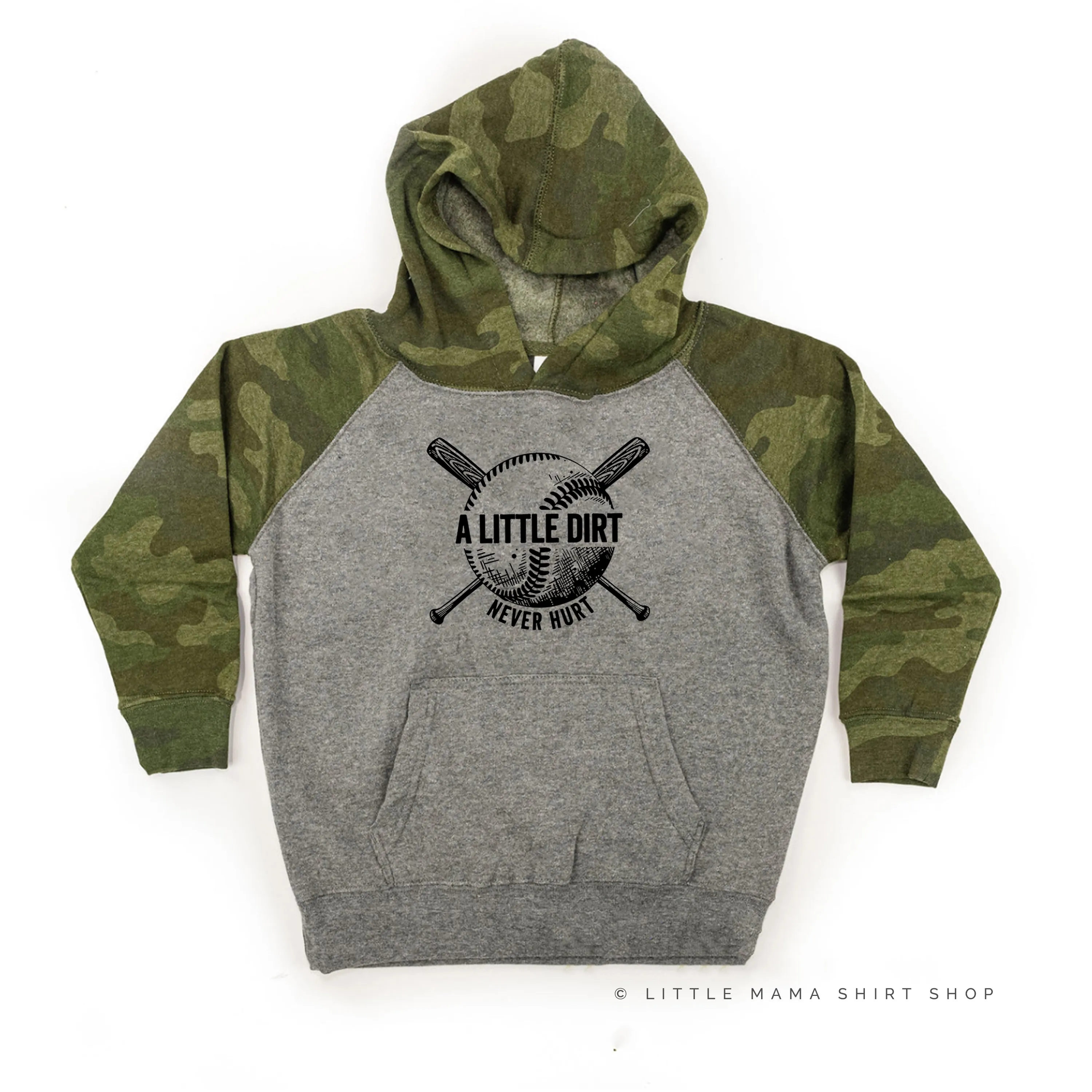 Baseball - A Little Dirt Never Hurt - CHILD HOODIE