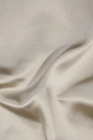 Bleached Sand Silk Zibeline Fabric