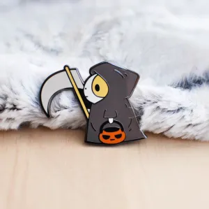 Bubu Grim Reaper Halloween Enamel Pin