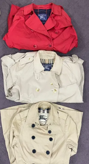 Burberry trench coats 20 pcs