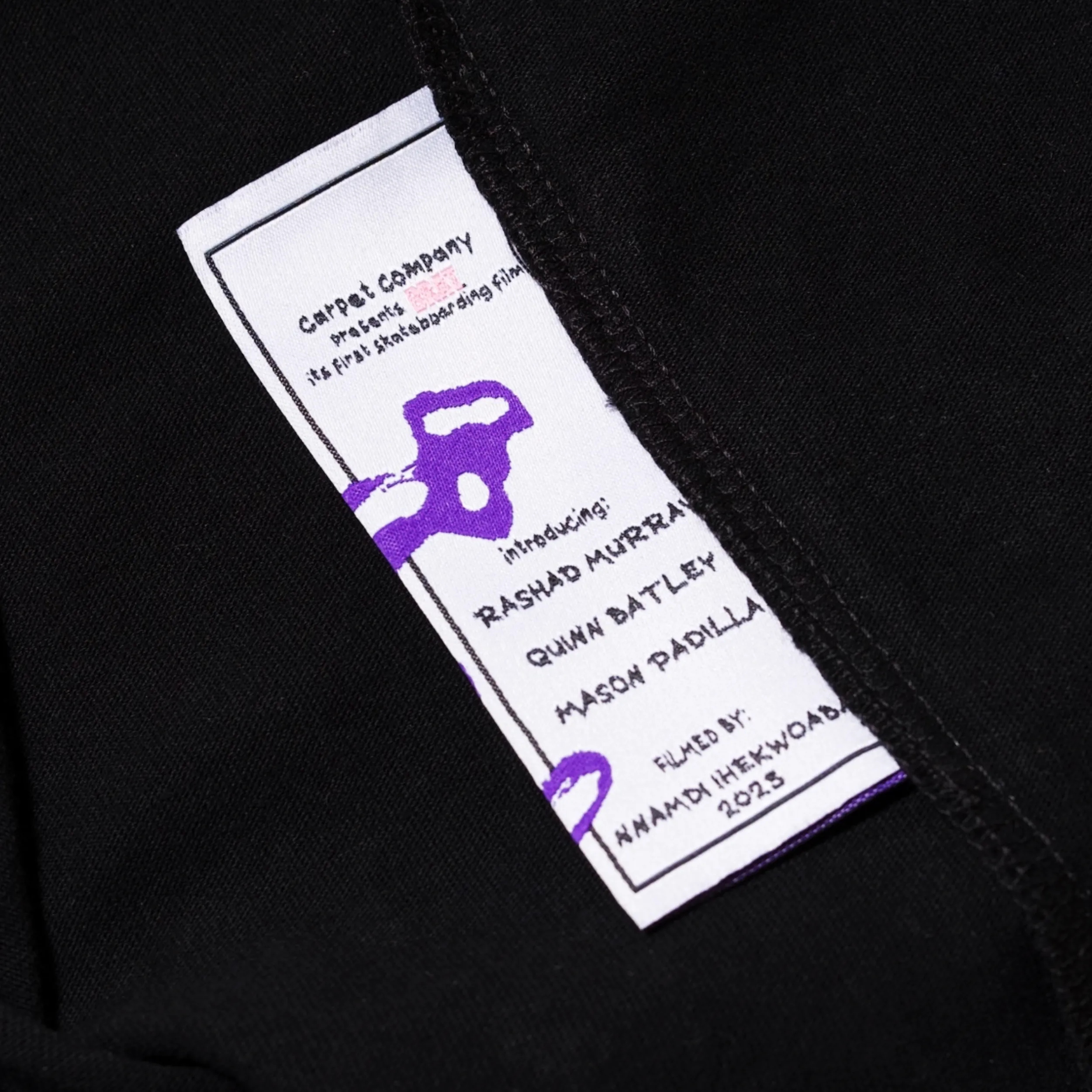 Carpet Co Bedroom Tee Black