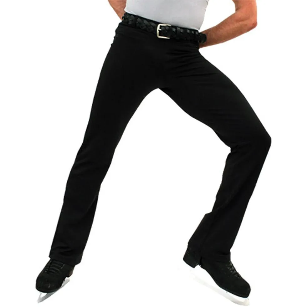 ChloeNoel M01 2Inch Elastic Waist Men's Figure Skating Pants - Child Large - SALE