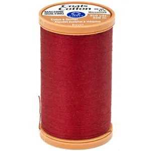 Coats Machine Quilting Cotton Thread 350yds Barberry Red