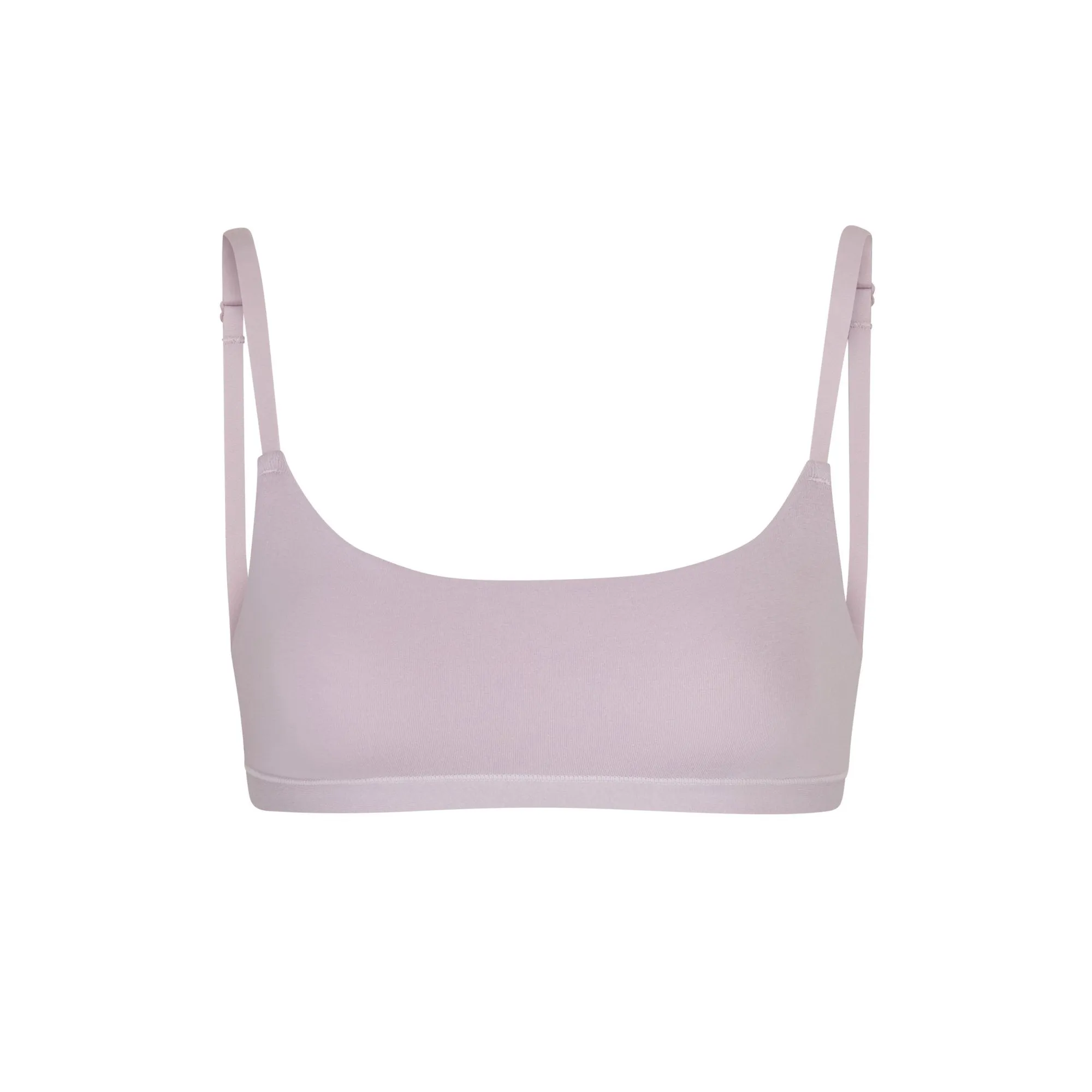 COTTON JERSEY SCOOP BRALETTE | IRIS MICA