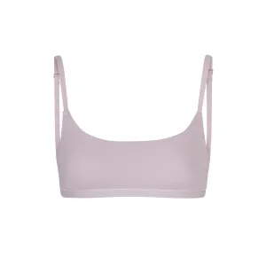 COTTON JERSEY SCOOP BRALETTE | IRIS MICA