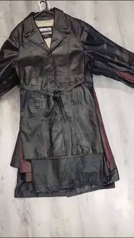 CR4114 Mix Leather Trench Coats