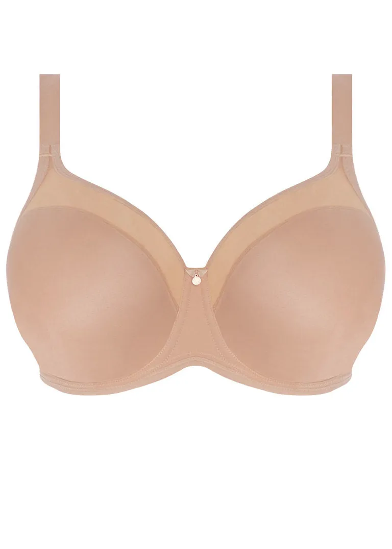 Elomi Smooth UW Molded T-Shirt Bra, Sahara | Elomi Smooth Bra | Sahara Elomi Smooth Non Padded Bra