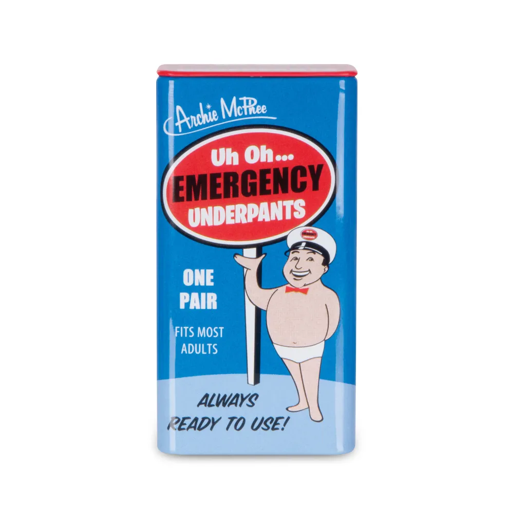 Emergency Underpants in a Tin