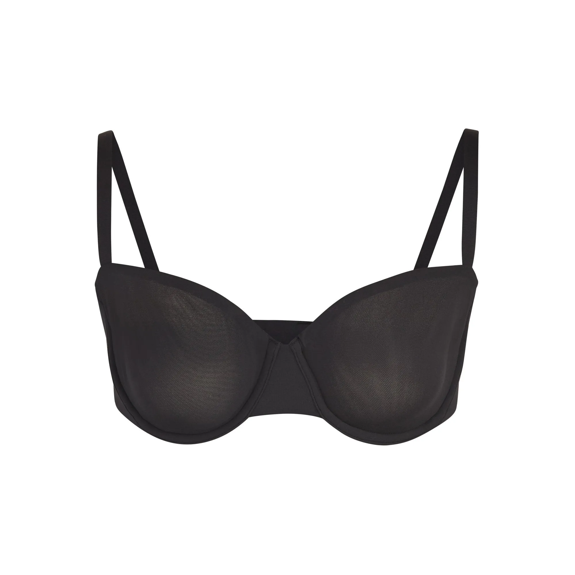 FITS EVERYBODY STRAIGHT NECK UNDERWIRE BRA | ONYX