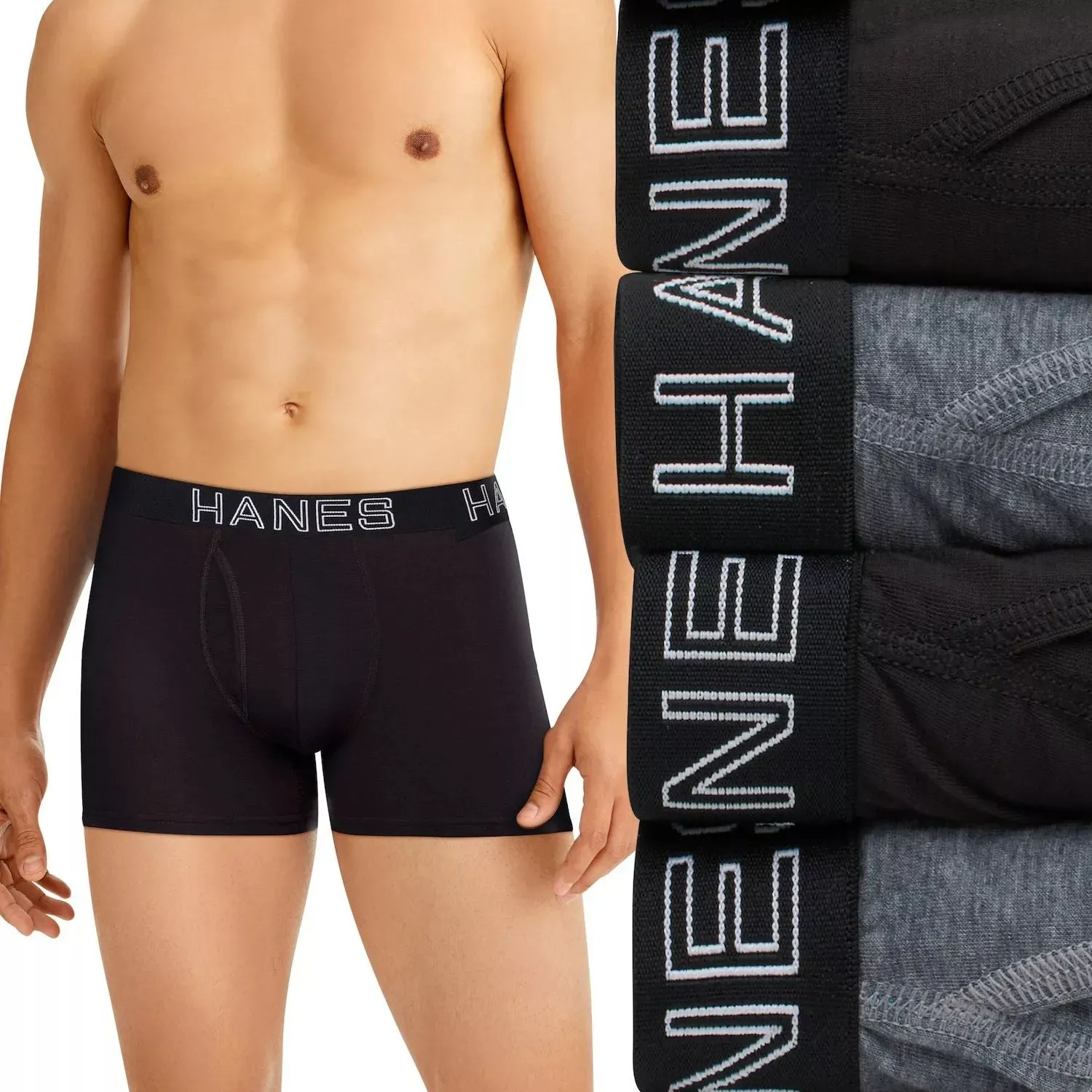 Hanes Men's Ultimate 4-Pack Comfort Flex Fit Total Support Pouch