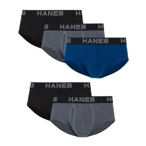Hanes Men's Ultimate Comfort Flex Fit Full Support Briefs (5 Pieces)