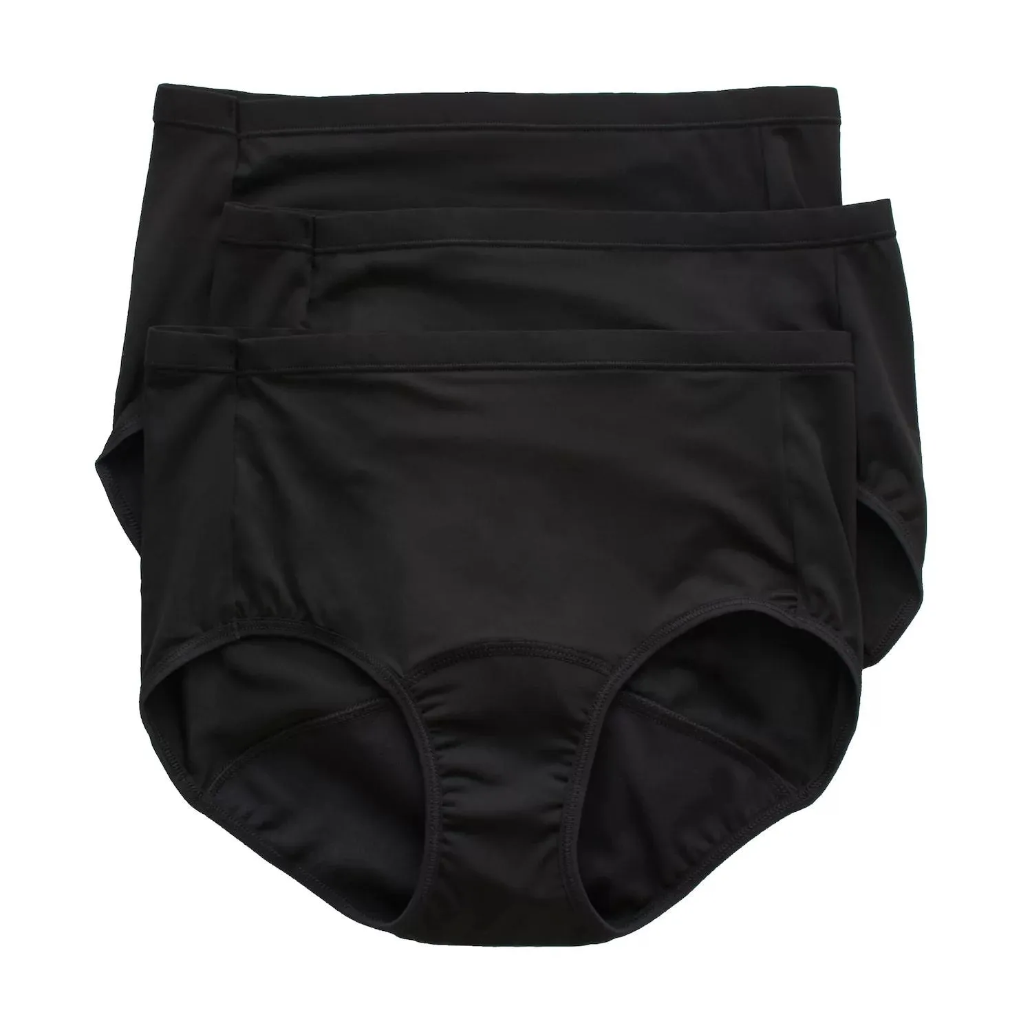 Hanes Women's Ultimate Comfort Pants, Period., 3 Pieces, Short Light Pants 40FDL3 Hanes, Black