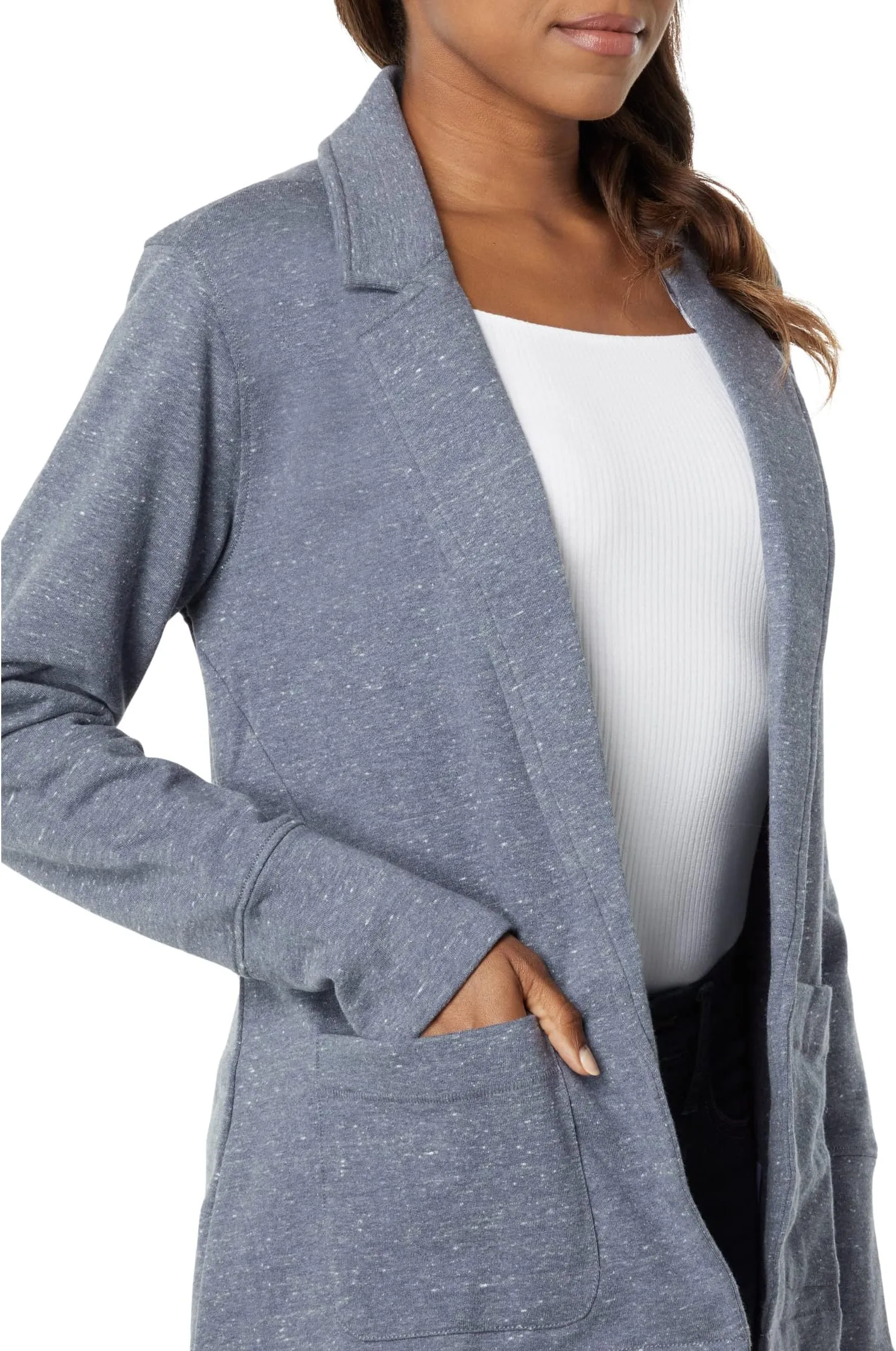 Hatley Chelsea Knit Jacket in Indigo Speckle