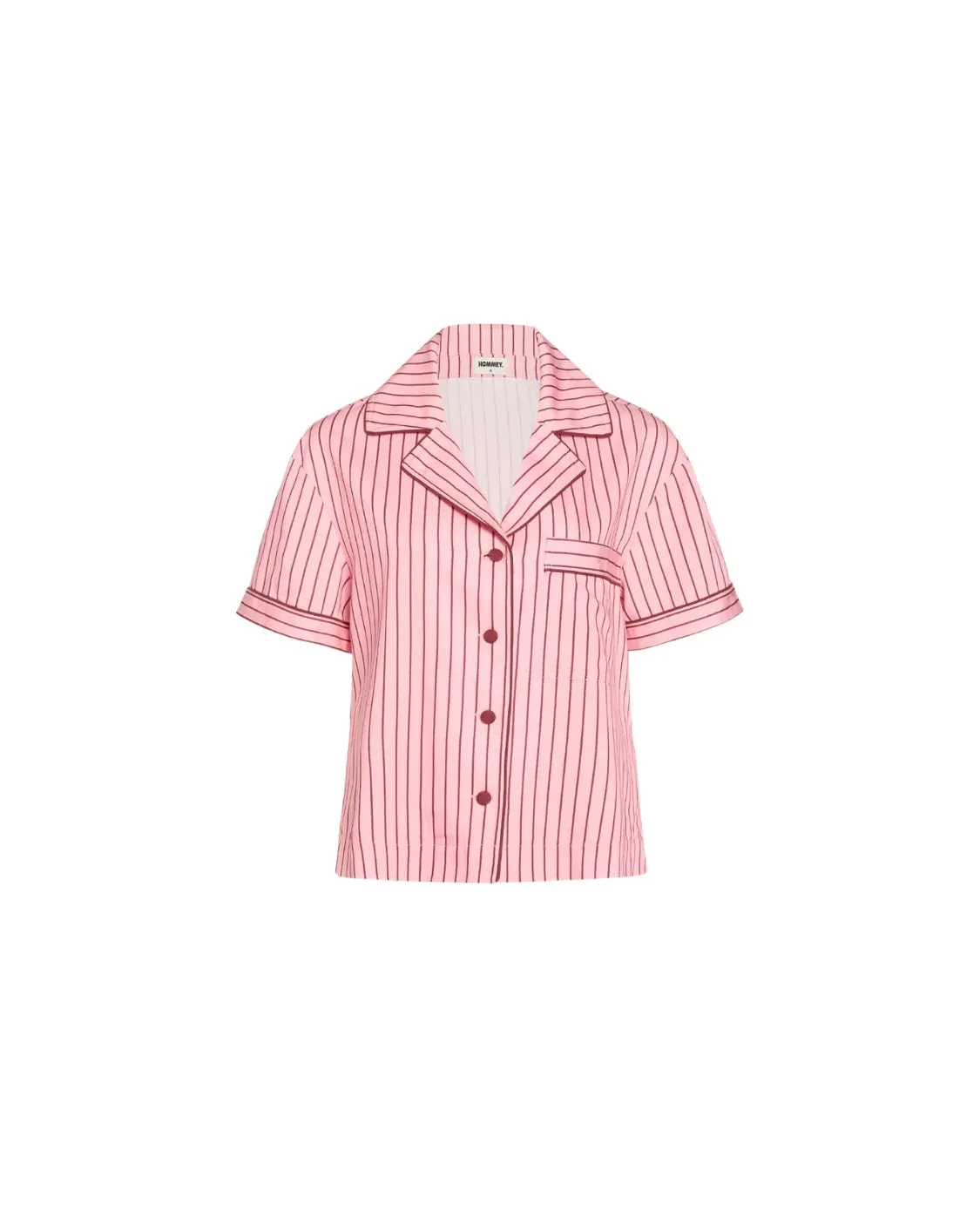 Hommey Short Sleeve Shirt - Rocky Road Stripes