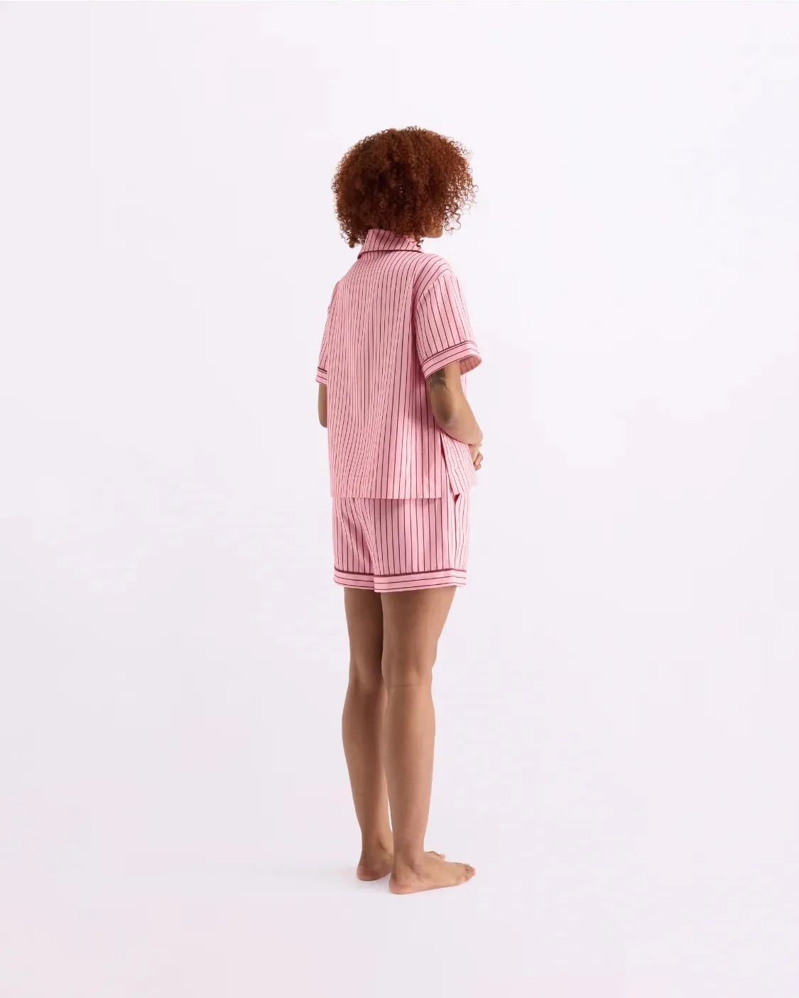 Hommey Short Sleeve Shirt - Rocky Road Stripes
