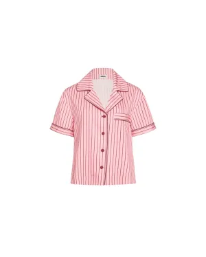 Hommey Short Sleeve Shirt - Rocky Road Stripes