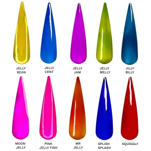 Jellyfish Gel Polish Collection- 10 Colors
