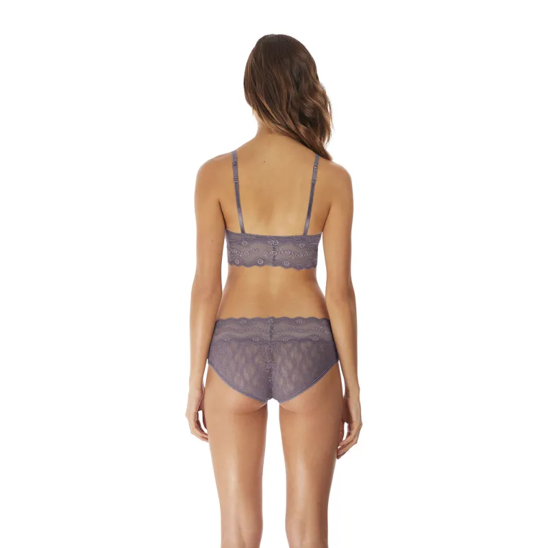 Lace Kiss Bralette Shark Grey - BTemptd