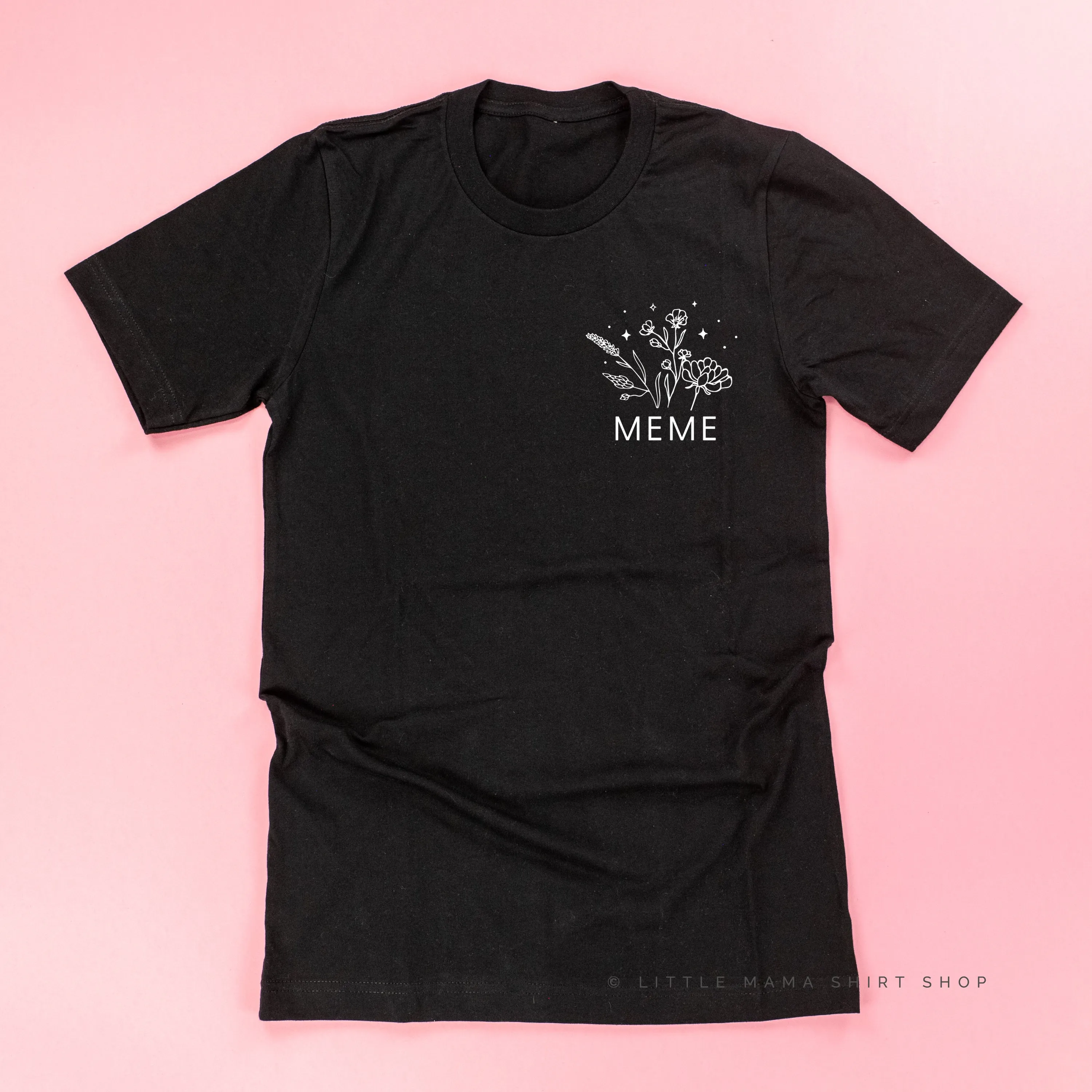 MEME - Bouquet - Pocket Size ﻿- Unisex Tee