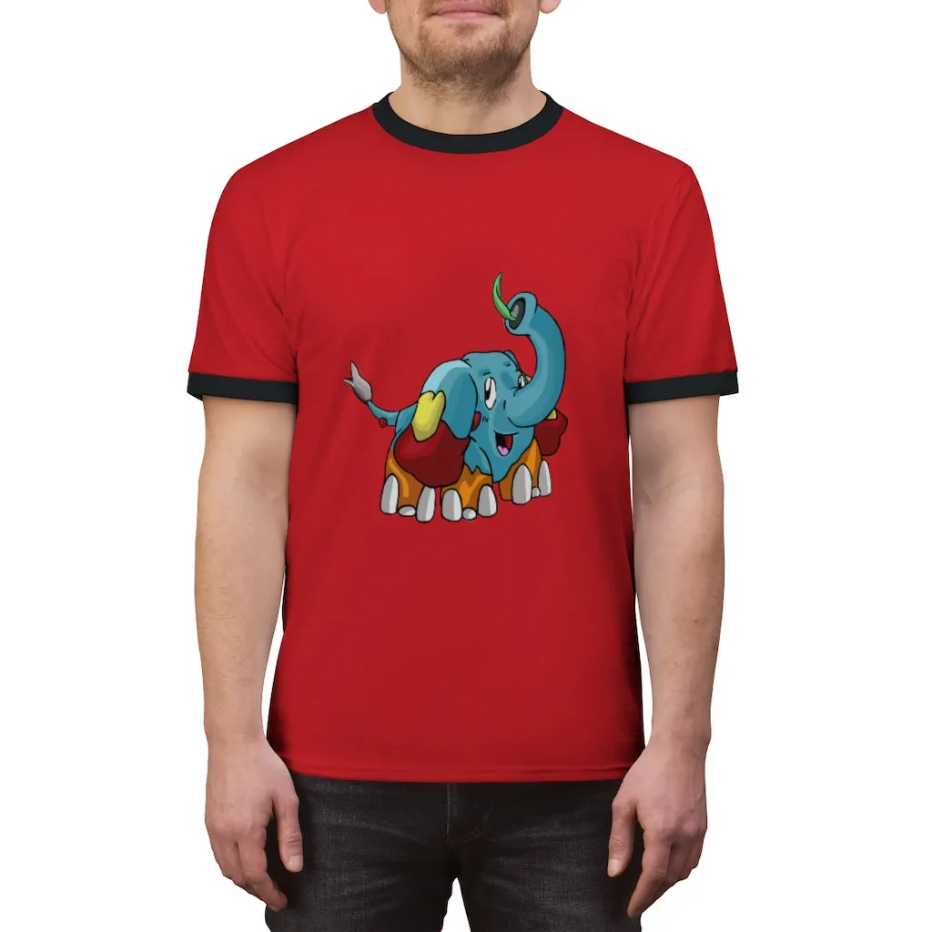 Mudphant Unisex Ringer Tee