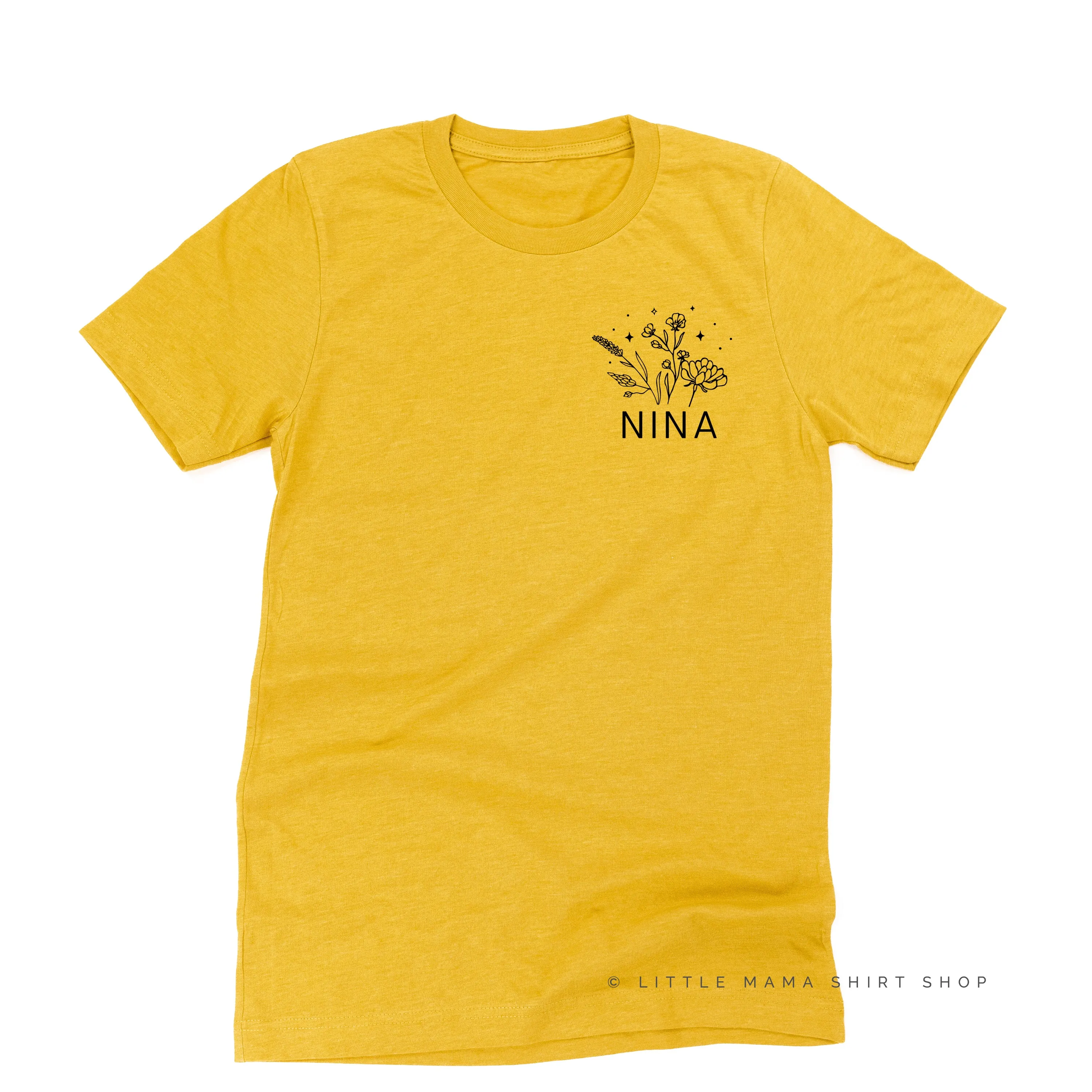 NINA - Bouquet - Pocket Size ﻿- Unisex Tee
