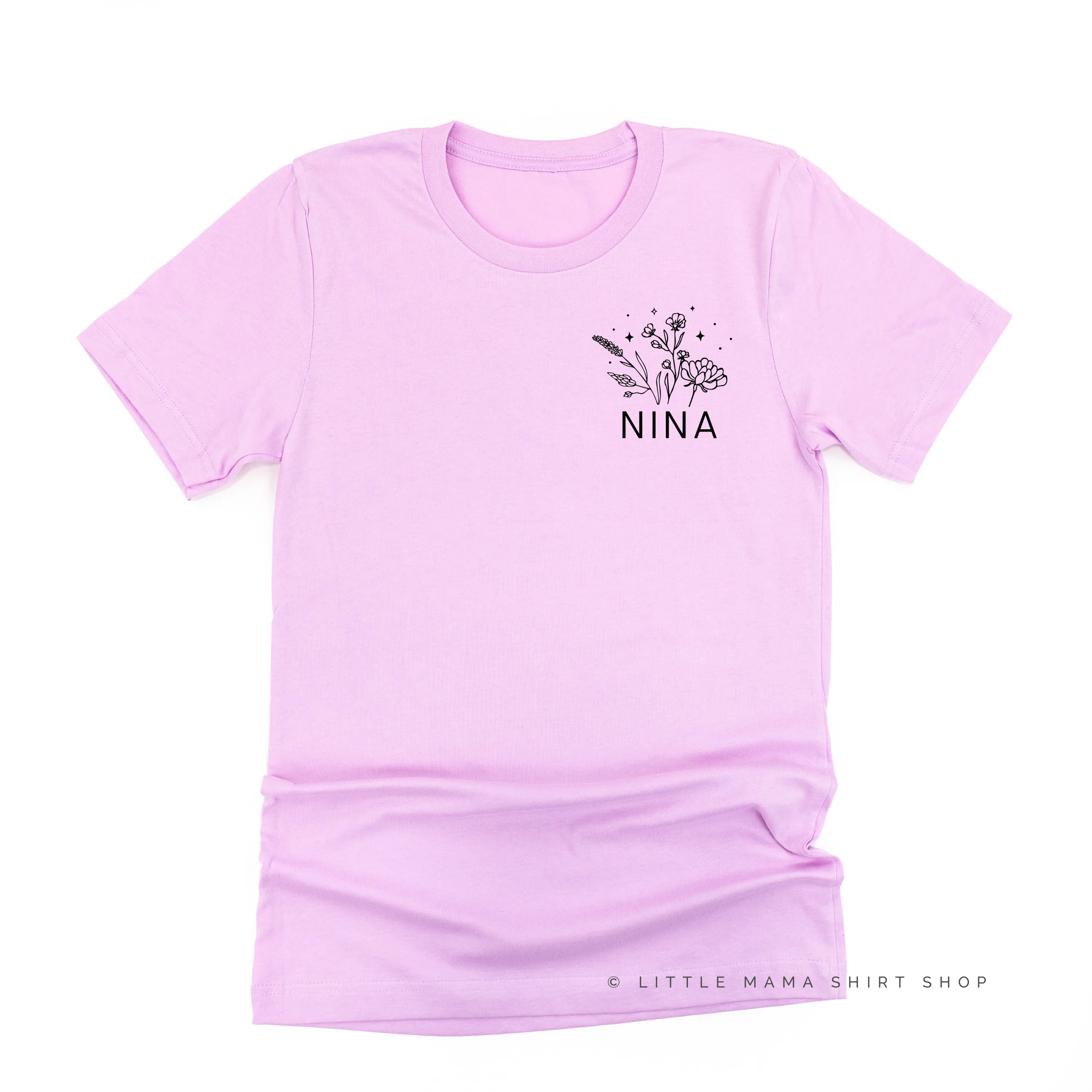 NINA - Bouquet - Pocket Size ﻿- Unisex Tee