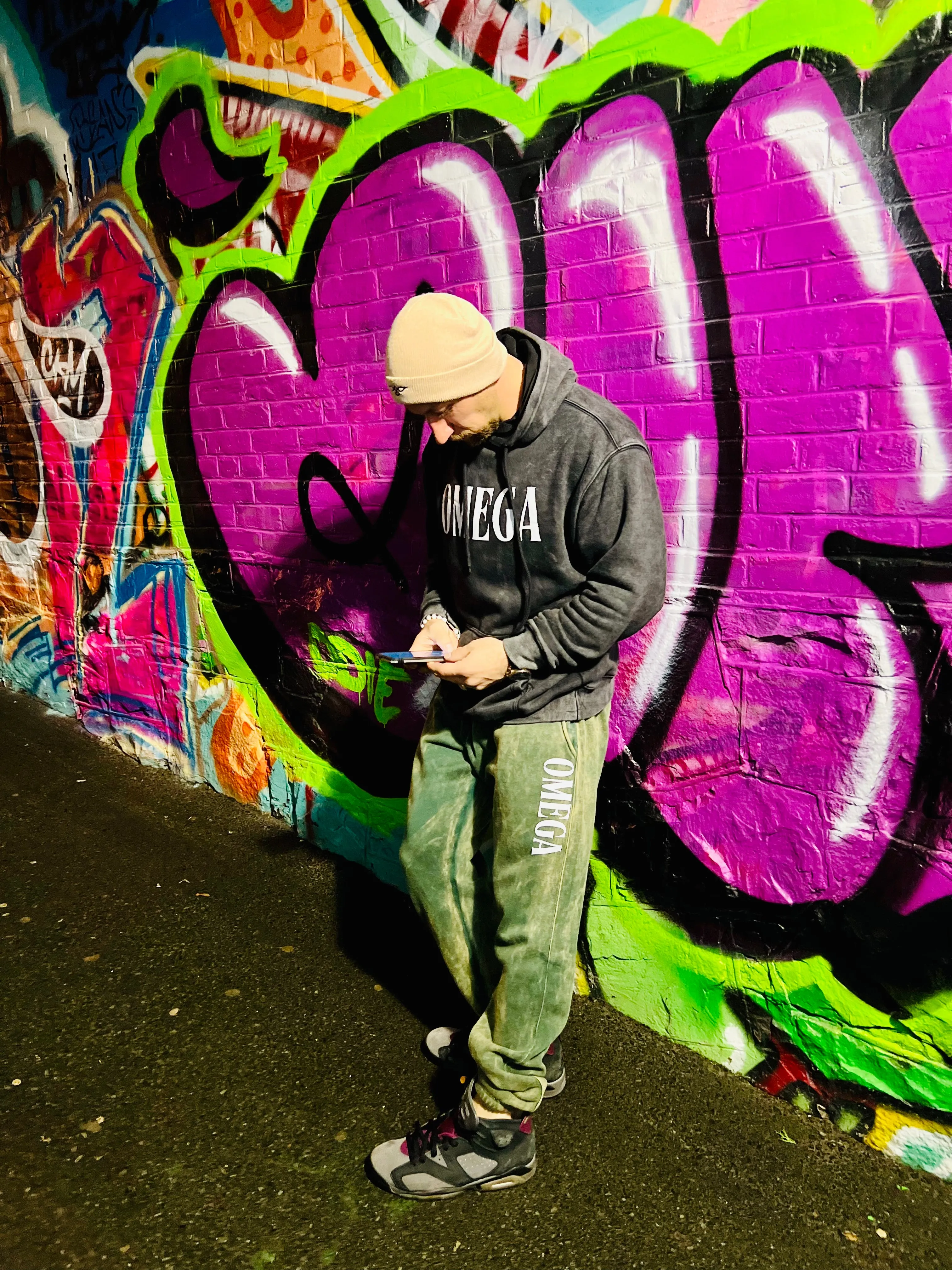 Omega Acid Washed Hoodies