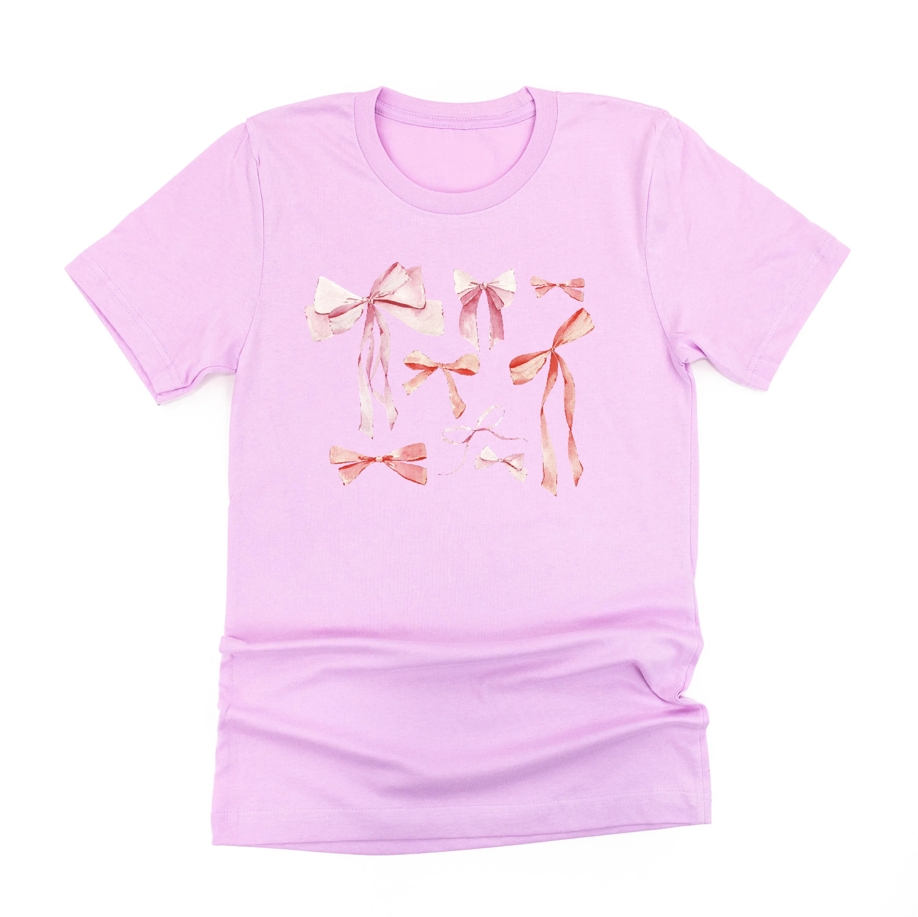 Pink And Red Valentine Bows - Unisex Tee