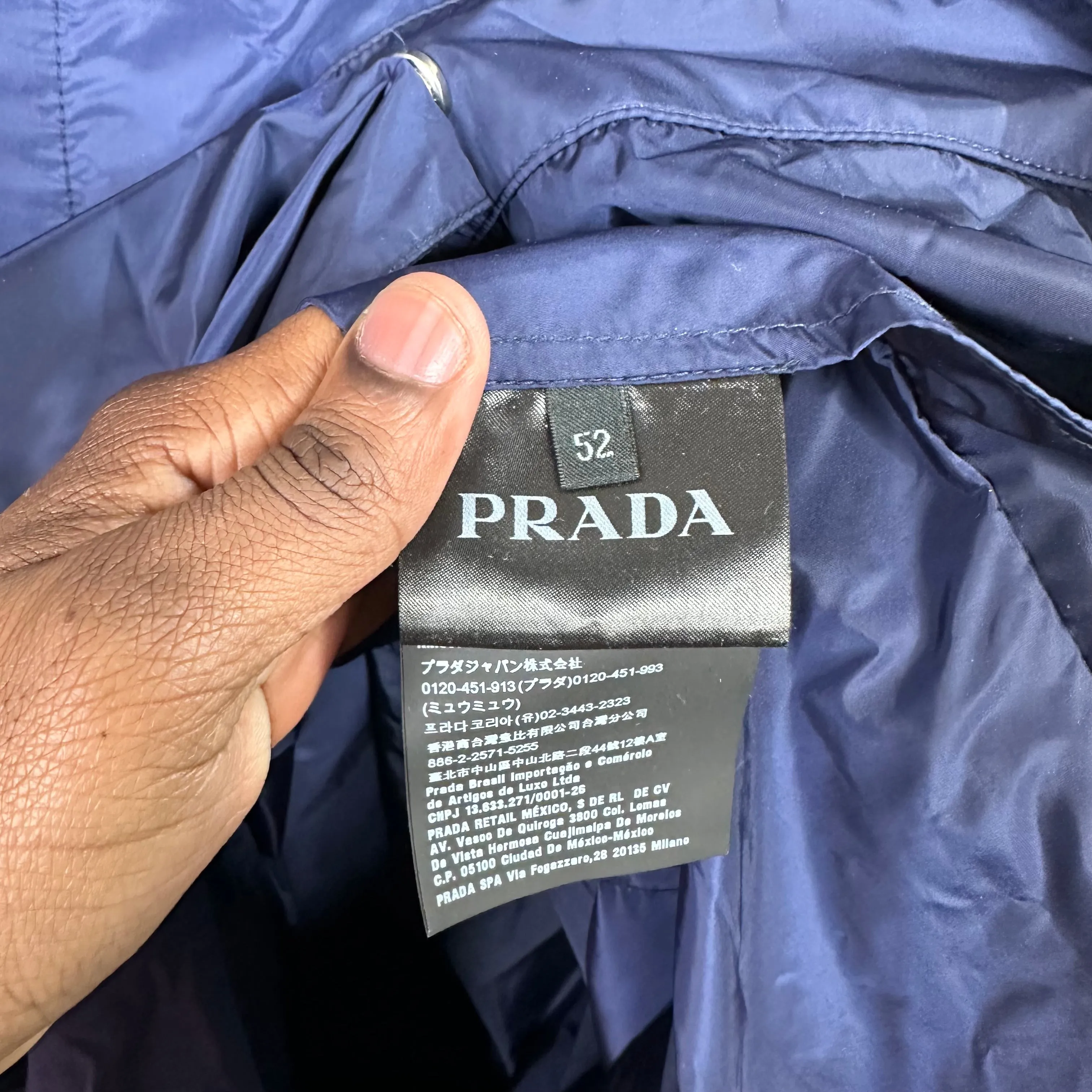 Prada Thin Nylon Trench Coat