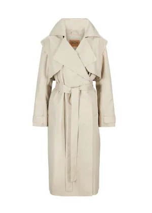 Regndråpe Trench Coat - Sand