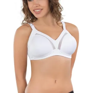 Tulle Detailed Non-wired Minimizer Bra 171