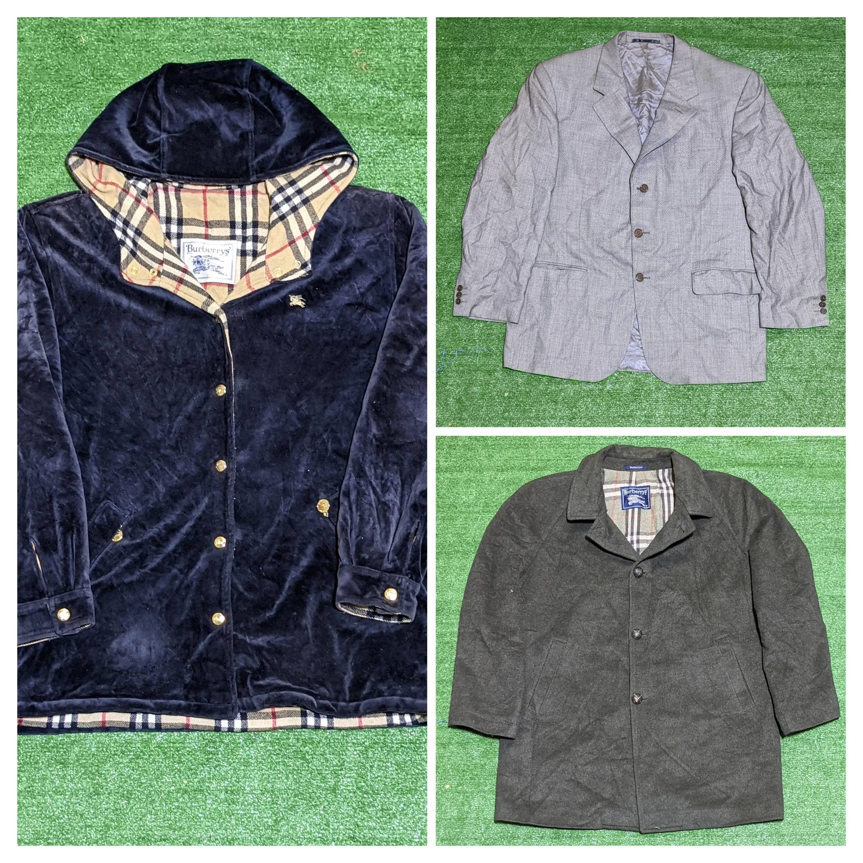 Vintage Burberry Trench Coats & Jacket's 12 Pcs