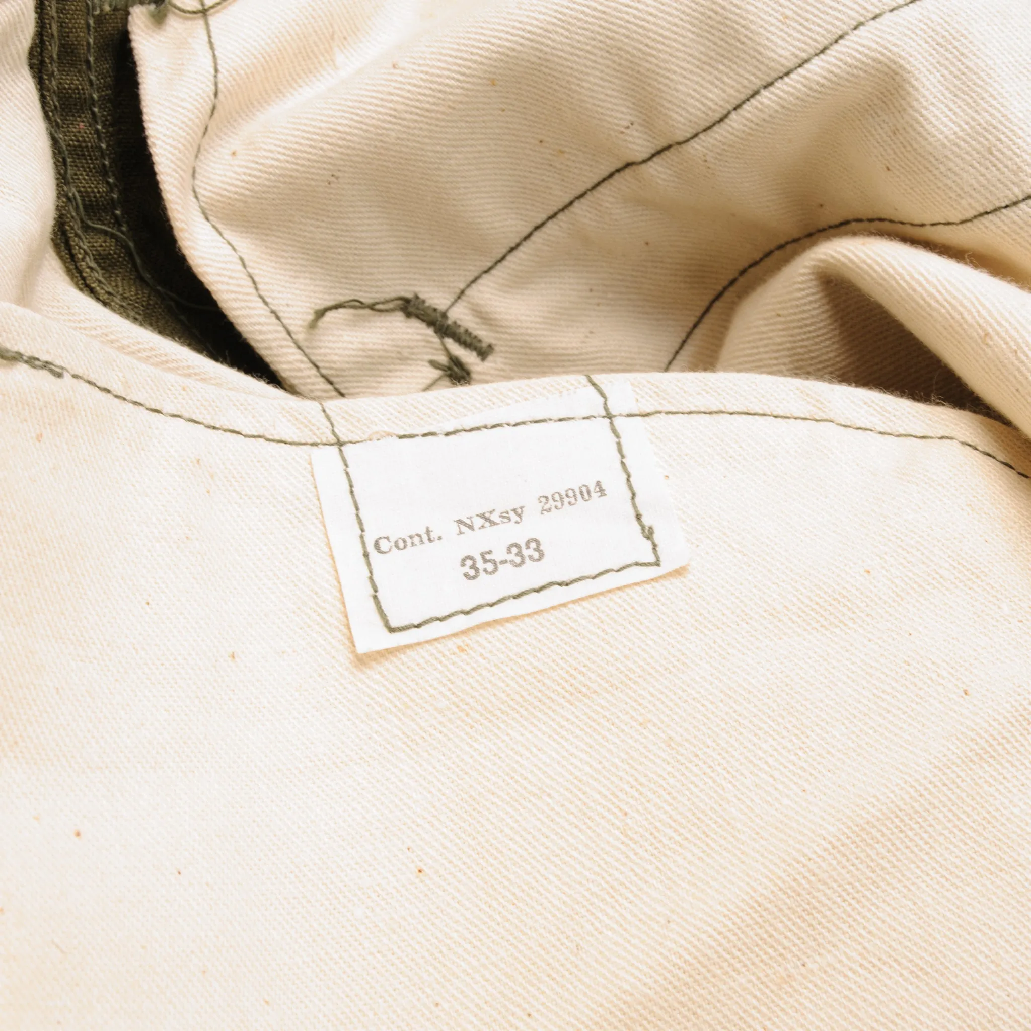 VINTAGE US NAVY FIELD TROUSERS HBT PANTS WW2 SIZE W34 L33 DEADSTOCK