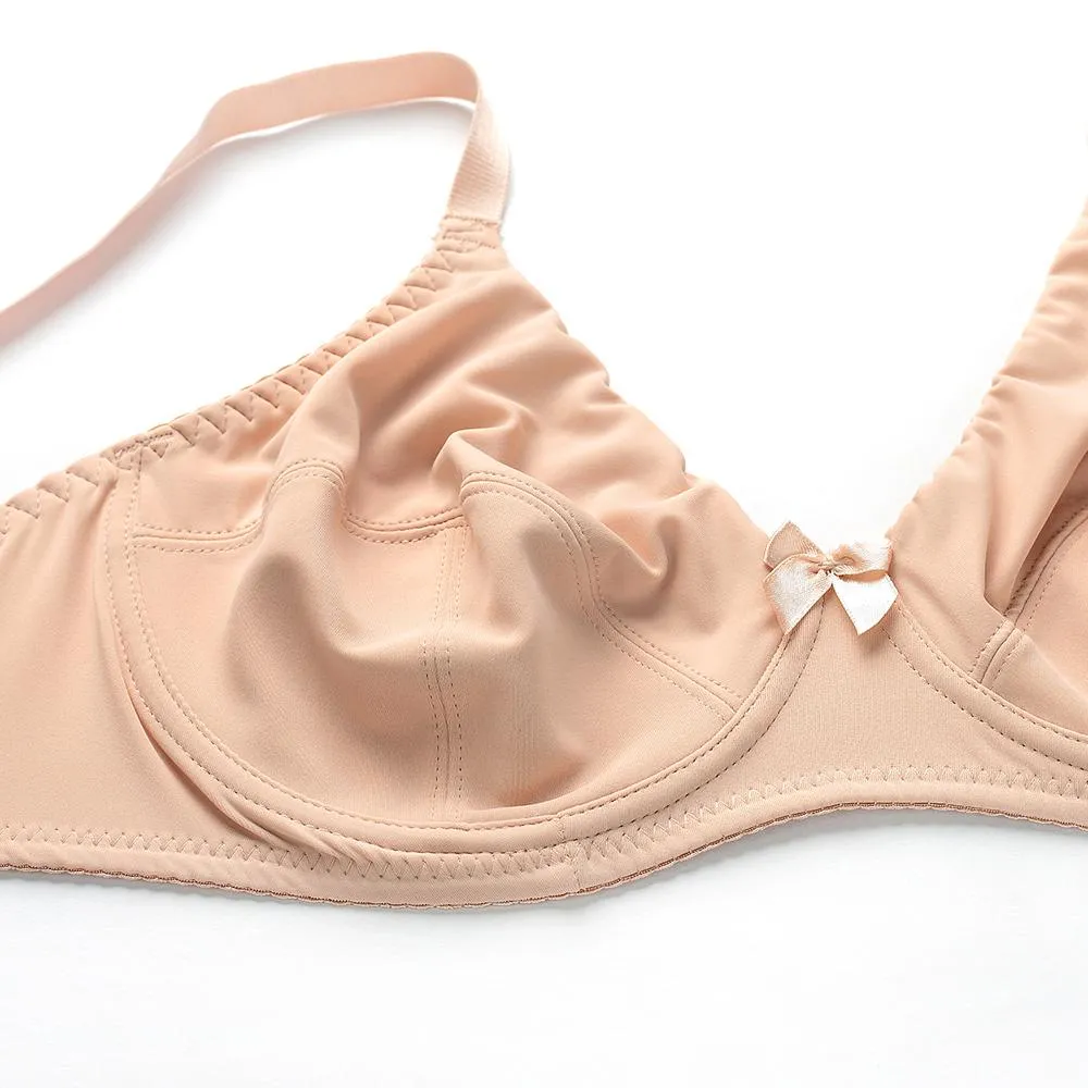 Women's Large Size Bra Sexy Floral Lace Brassiere Unlined Underwire Bralette Underwear Plus Size Bra
