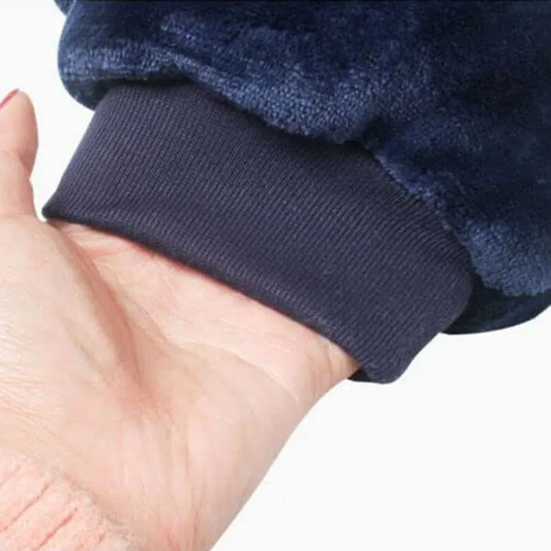 Women's Pajamas Warm Flannel Hoodie Thick TV Blanket Robe Sleepwear Oversize Casual Homewear Nightwear Femme for Winter