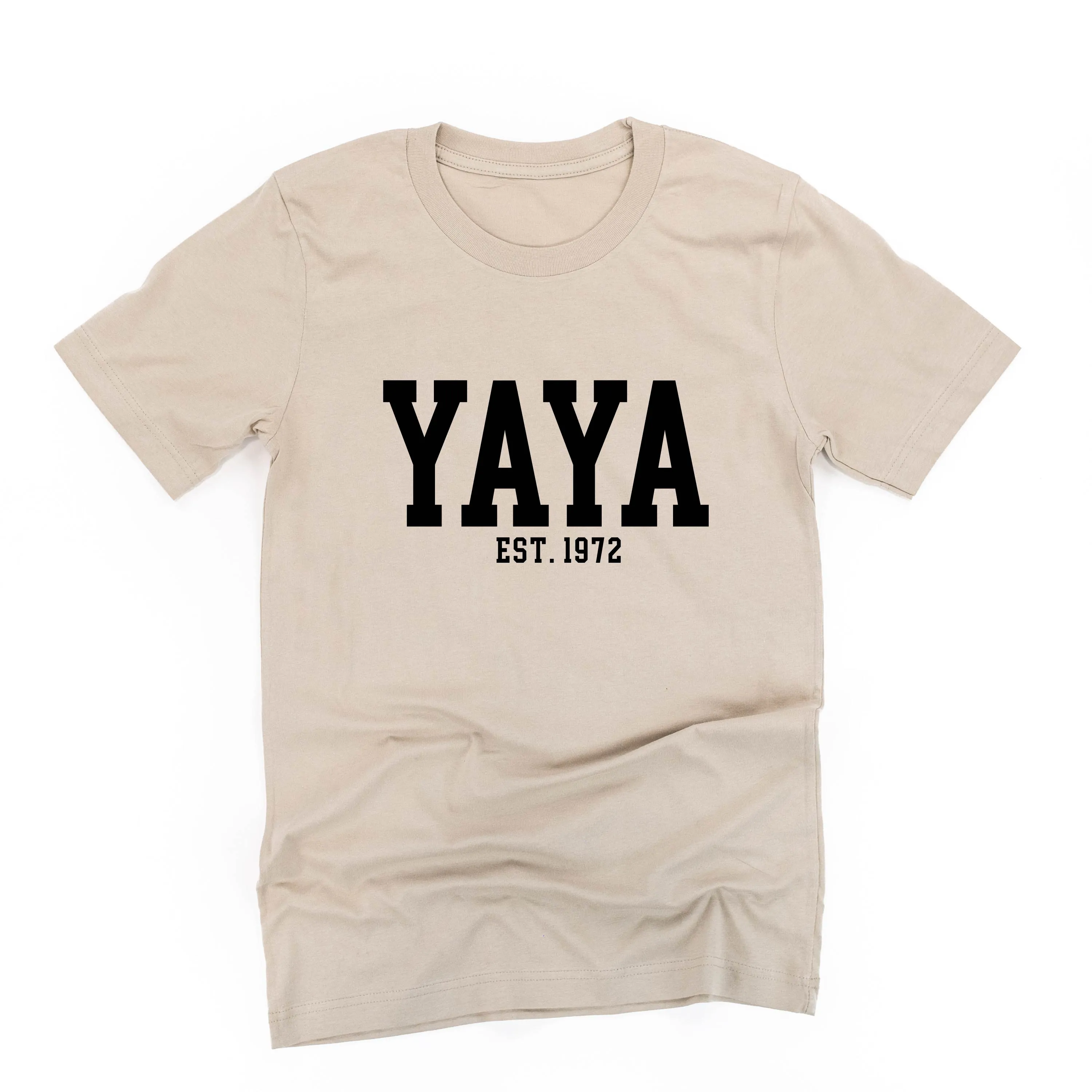 Yaya - EST. (Select Your Year) ﻿- Unisex Tee